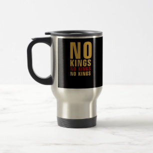 Minimalistisch ontwerp Geen koningen Rebellie Geen Reisbeker