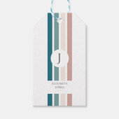 Minimalistisch ontwerp in pastelkleuren cadeaulabel (Voorkant)