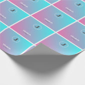 Minimalistisch ontwerp in pastelkleuren cadeaupapier (Hoek)