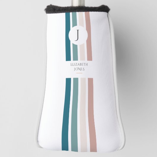 Minimalistisch ontwerp in pastelkleuren golfheadcover (Draai 90)