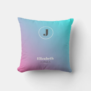 Minimalistisch ontwerp in pastelkleuren kussen