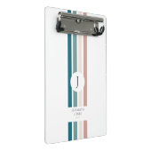 Minimalistisch ontwerp in pastelkleuren mini klembord (Schuin)