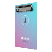 Minimalistisch ontwerp in pastelkleuren mini klembord (Angled2)