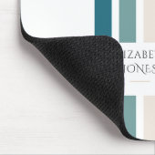 Minimalistisch ontwerp in pastelkleuren muismat (Hoek)