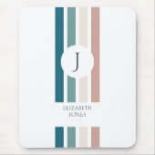 Minimalistisch ontwerp in pastelkleuren muismat (Voorkant)