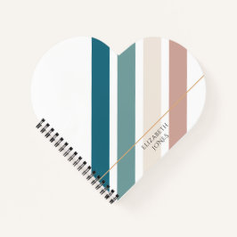 Minimalistisch ontwerp in pastelkleuren notitieboek