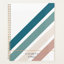 Minimalistisch ontwerp in pastelkleuren planner