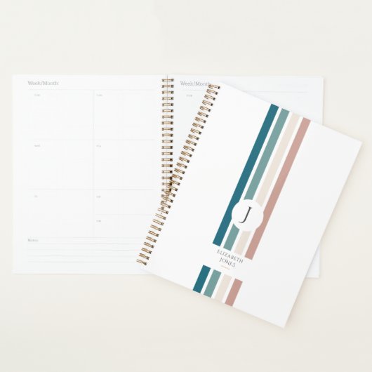 Minimalistisch ontwerp in pastelkleuren planner (Display)