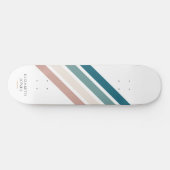 Minimalistisch ontwerp in pastelkleuren skateboard (Horizontaal)