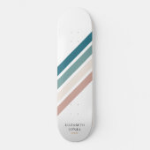 Minimalistisch ontwerp in pastelkleuren skateboard (Voorkant)