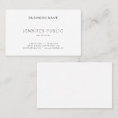 Minimalistisch ontwerp Modern professioneel design Visitekaartje (Voorkant / Achterkant)