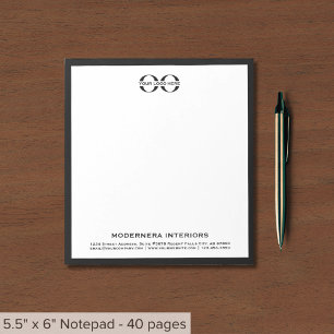 Minimalistisch ontwerp Notitieblok met aangepaste