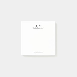 Minimalistisch ontwerp post-it notitie personalise post-it® notes