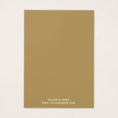 Minimalistisch ontwerp van juwelen-Kaart Visitekaartje (Achterkant)