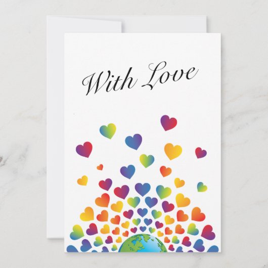 Minimalistisch ontwerp van Moederdag Kaart (Achterkant)