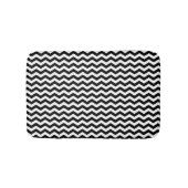 Minimalistisch ontwerp voor zwarte en witte kleure badmat (Voorkant)