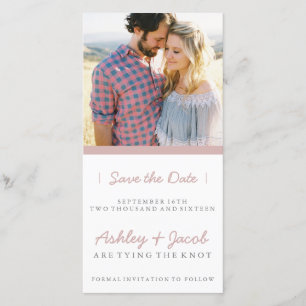 Minimalistisch opslaan Datum WEDDINGS Save The Date