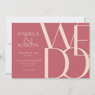 Minimalistisch oud koraal kaart