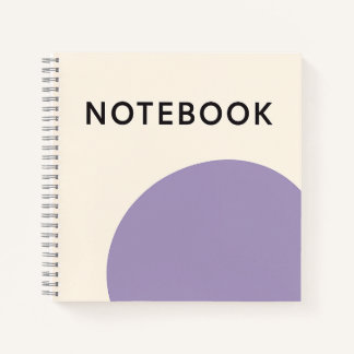 Minimalistisch Paarse Notitieboek