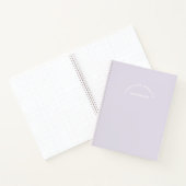 Minimalistisch Paarse Schattigee boek van positiev (Binnen)
