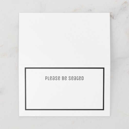 Minimalistisch pakket 25 bruiloft-kaarten (Buitenkant ongevouwen)