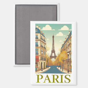 Minimalistisch Parijs Frankrijk Eiffeltoren Parijz Magneet