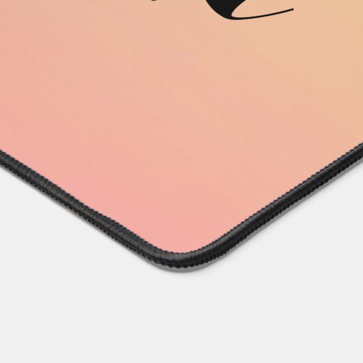 Minimalistisch pastel regenboog handschrift script bureaumat (Hoek)