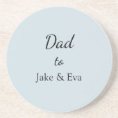 minimalistisch pastelkleurig Onderzetter | Vaderda (Voorkant)