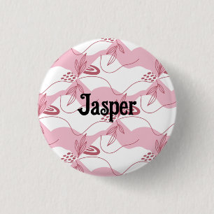 Minimalistisch patroon Persoonlijke knoop Ronde Button 3,2 Cm