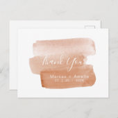 Minimalistisch penseelgebruik voor moderne Waterve Briefkaart (Voorkant / Achterkant)