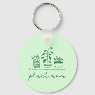 Minimalistisch Plant Moeder Schattige Plant Lover Sleutelhanger