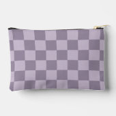 Minimalistisch poederblauw schaakbordpatroon etui (Achterkant)