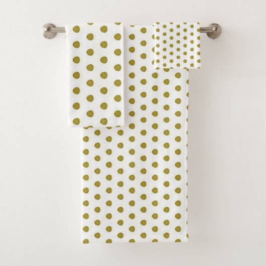 Minimalistisch Polka Dots Bad Handdoek (Insitu)