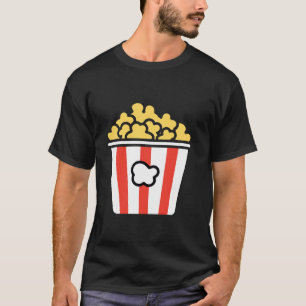 Minimalistisch Popcorn Sugar Food Eenvoudig grappi T-shirt