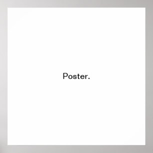 Minimalistisch Poster