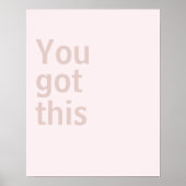 Minimalistisch poster (Voorkant)