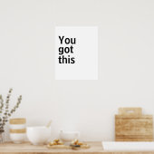 Minimalistisch poster (Keuken)