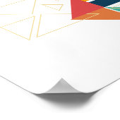 Minimalistisch Poster van geometrische vormen (Hoek)