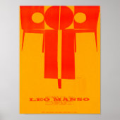  minimalistisch Poster van Leo Manso (Voorkant)