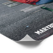 Minimalistisch Poster voor foto-Afstuderen Varsity (Hoek)