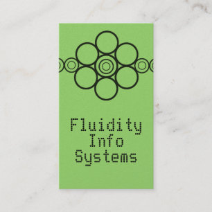 Minimalistisch Pro Circles-Visitekaartje, lichtgro Visitekaartje