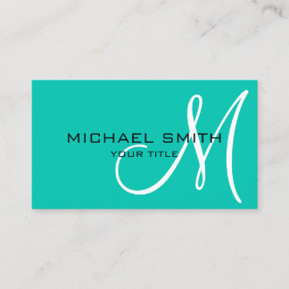 Minimalistisch professioneel Amazonemonogram Visitekaartje