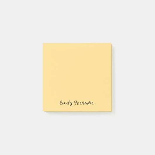 Minimalistisch Professioneel Eenvoudig Post-it® Notes (Voorkant)