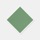 Minimalistisch Professioneel Effen Russisch Groen Servet (Hoek)