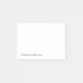 Minimalistisch professioneel model post-it® notes (Voorkant)