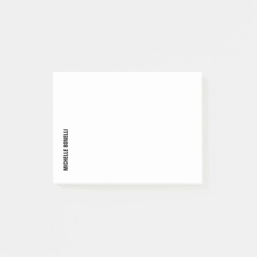 Minimalistisch professioneel model post-it® notes (Voorkant)