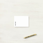 Minimalistisch professioneel model post-it® notes (Op bureau)