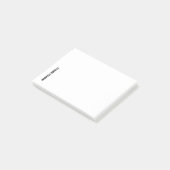 Minimalistisch professioneel model post-it® notes (Schuin)