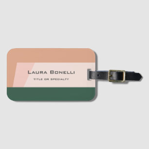 Minimalistisch professioneel modern bagagelabel