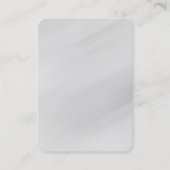 Minimalistisch professioneel modern grijs rood mon visitekaartje (Achterkant)